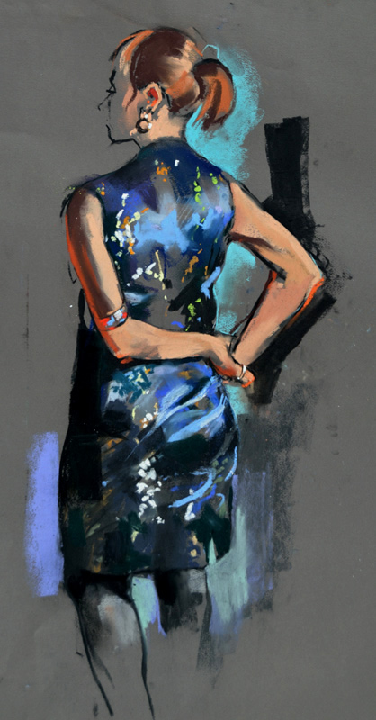 silk dress