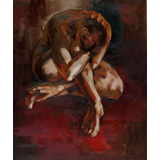 Knot (2), 42" x 36", oil on canvas